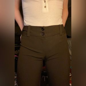 Iz Byer Brown Dress Pants